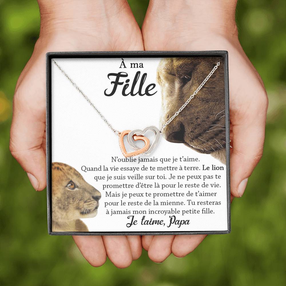 LINKY • Déclaration Pour Ma Fille Version Papa Double Cœur - Lehnaa