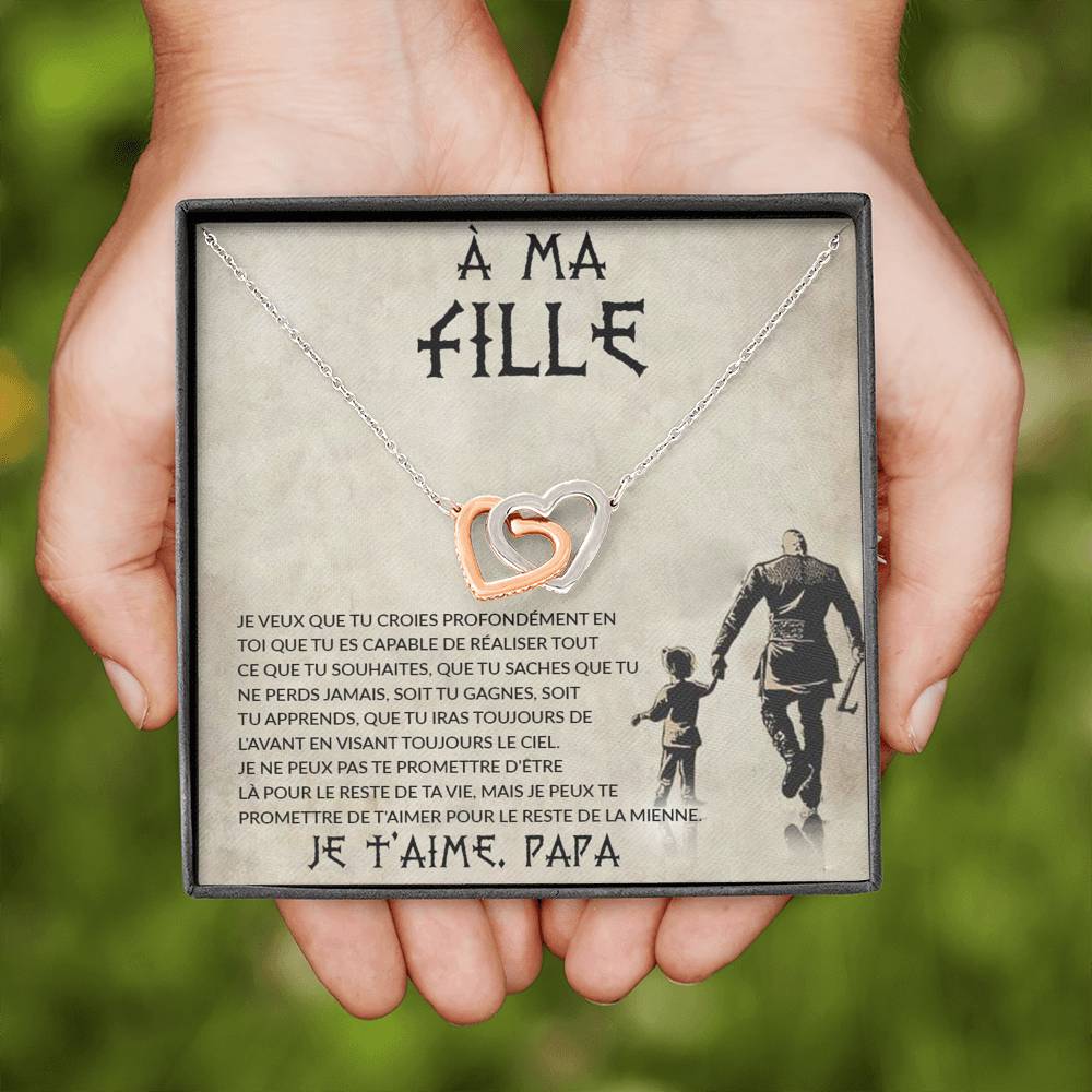 LINKY • Déclaration Pour Ma Fille Version Papa Double Cœur - Lehnaa