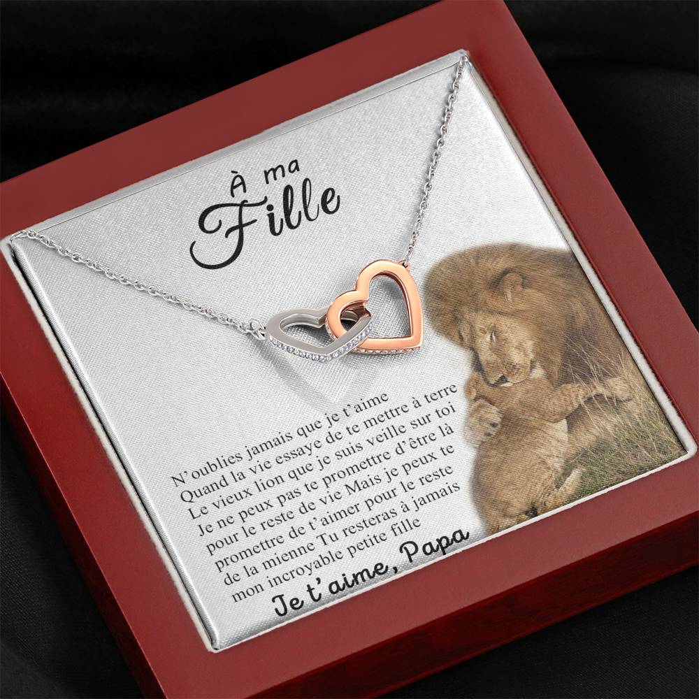 LINKY • Déclaration Pour Ma Fille Version Papa Double Cœur - Lehnaa