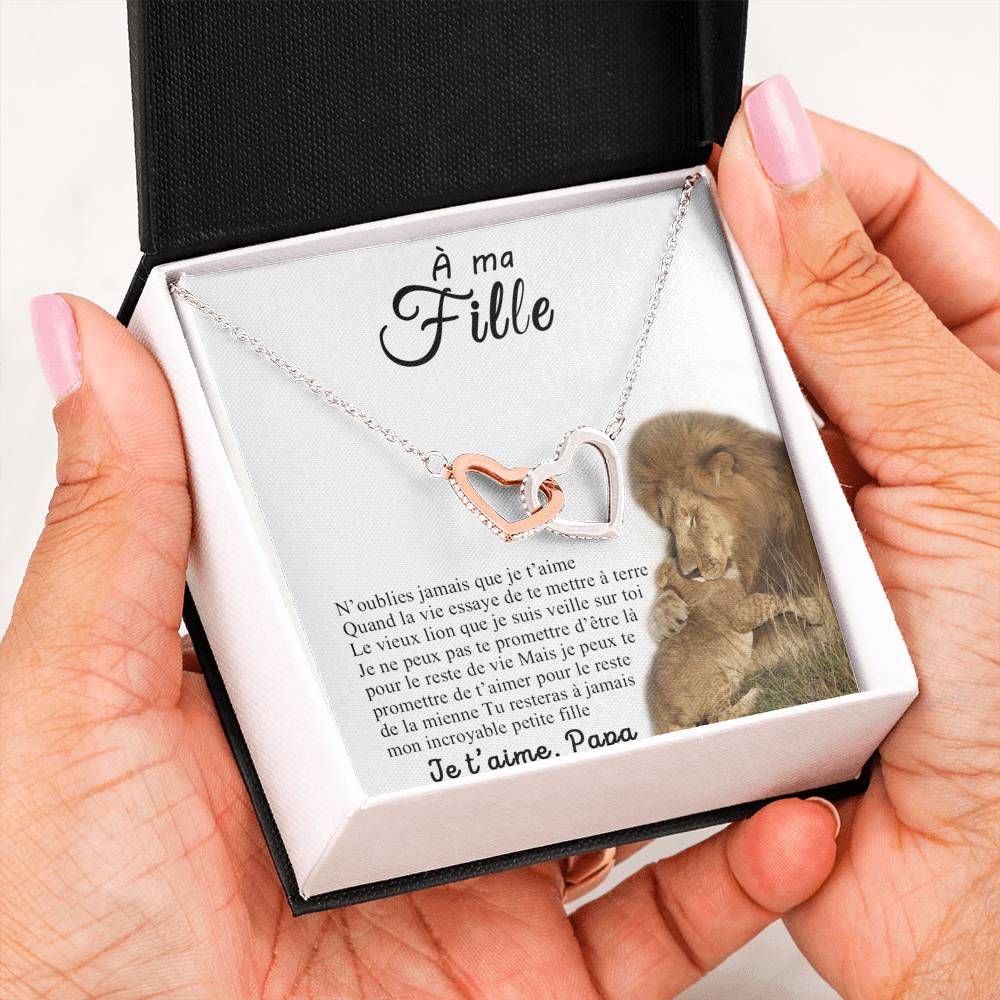 LINKY • Déclaration Pour Ma Fille Version Papa Double Cœur - Lehnaa