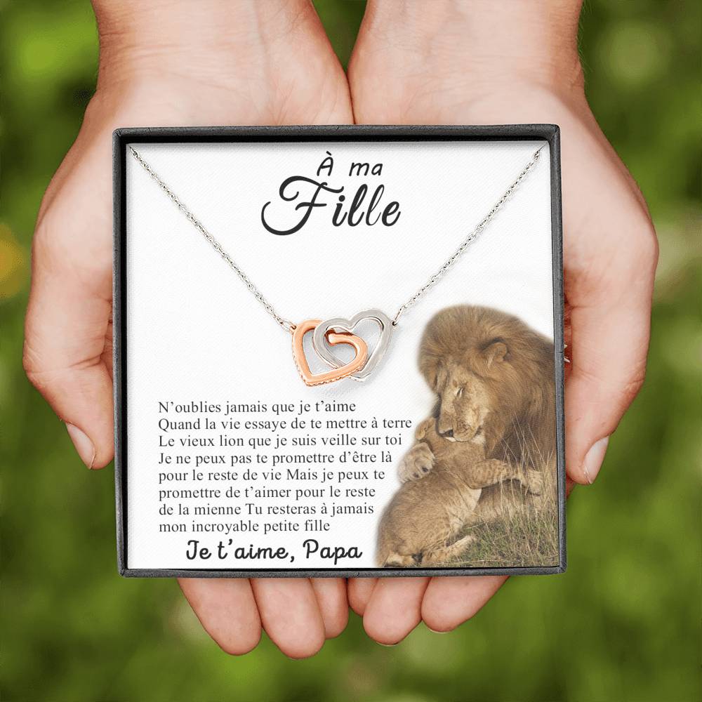 LINKY • Déclaration Pour Ma Fille Version Papa Double Cœur - Lehnaa