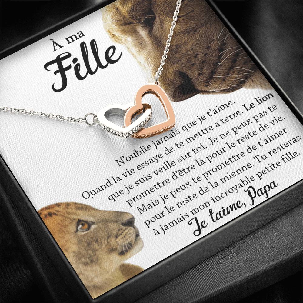 LINKY • Déclaration Pour Ma Fille Version Papa Double Cœur - Lehnaa