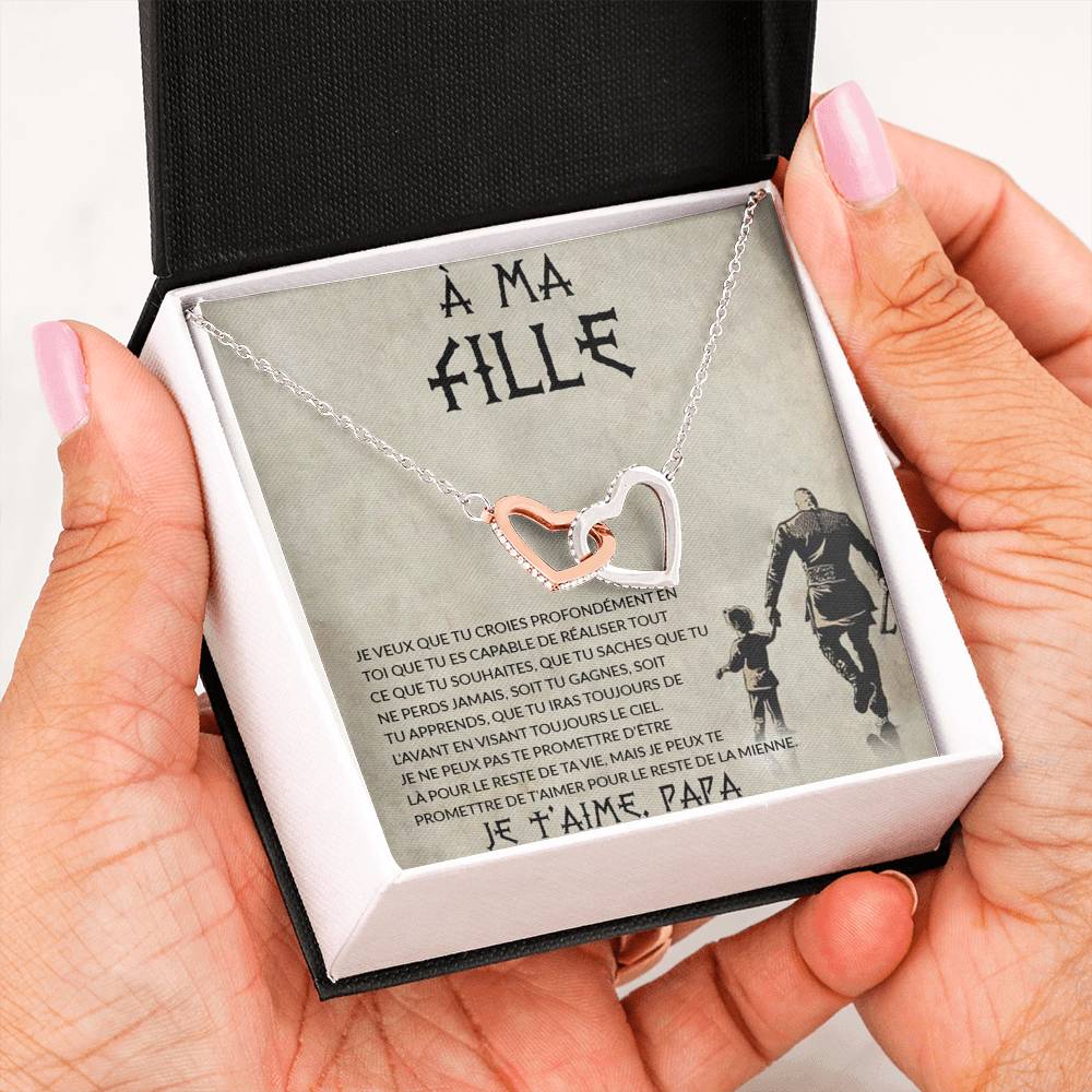 LINKY • Déclaration Pour Ma Fille Version Papa Double Cœur - Lehnaa