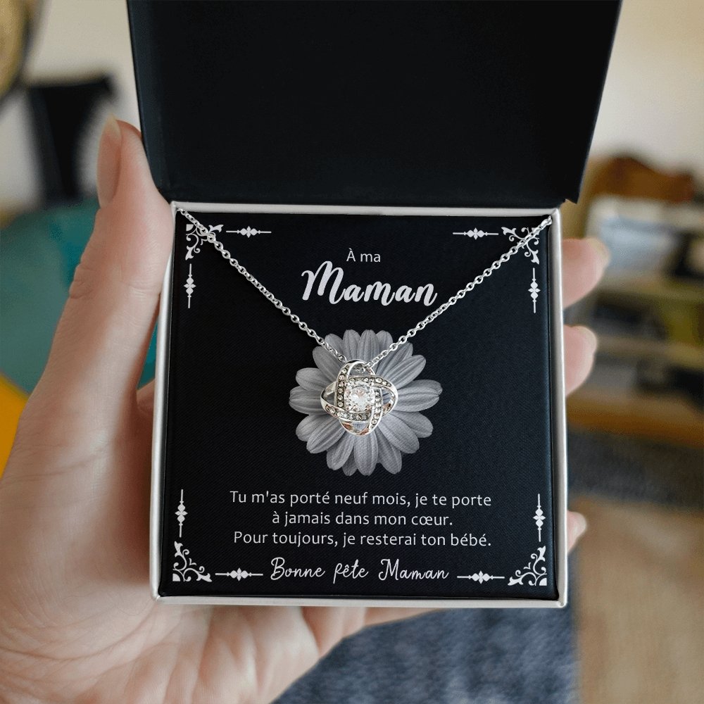 LOVYOUMOM • Collier de la fête des mères Noeud d'Amour - Lehnaa