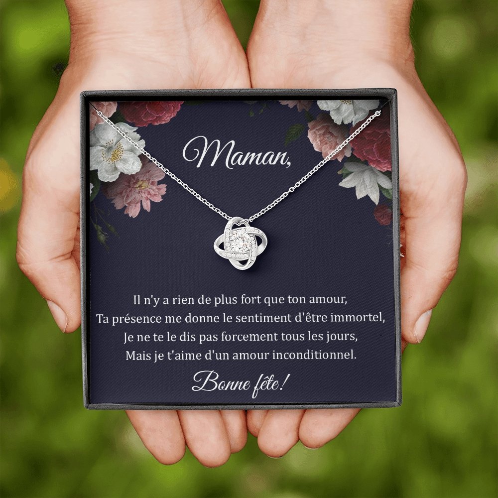 LOVYOUMOM • Collier de la fête des mères Noeud d'Amour - Lehnaa