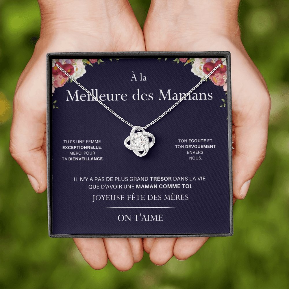 LOVYOUMOM • Collier de la fête des mères Noeud d'Amour - Lehnaa