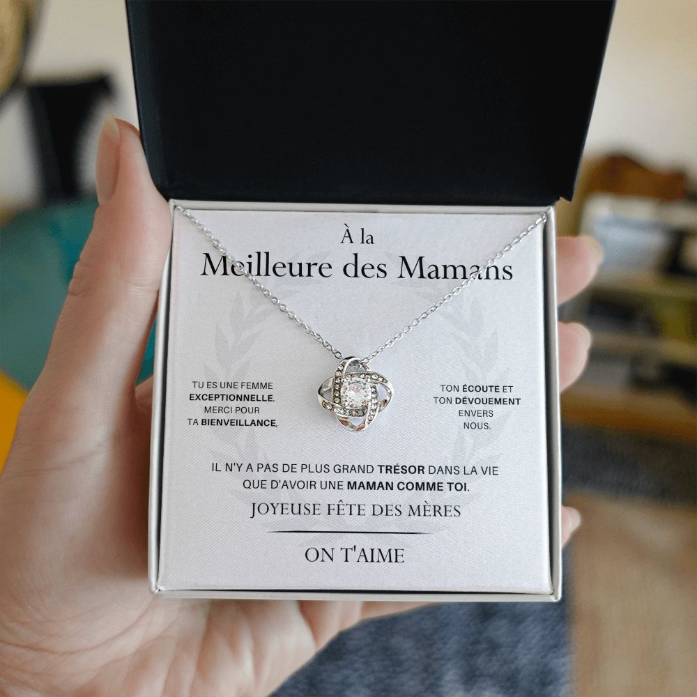 LOVYOUMOM • Collier de la fête des mères Noeud d'Amour - Lehnaa