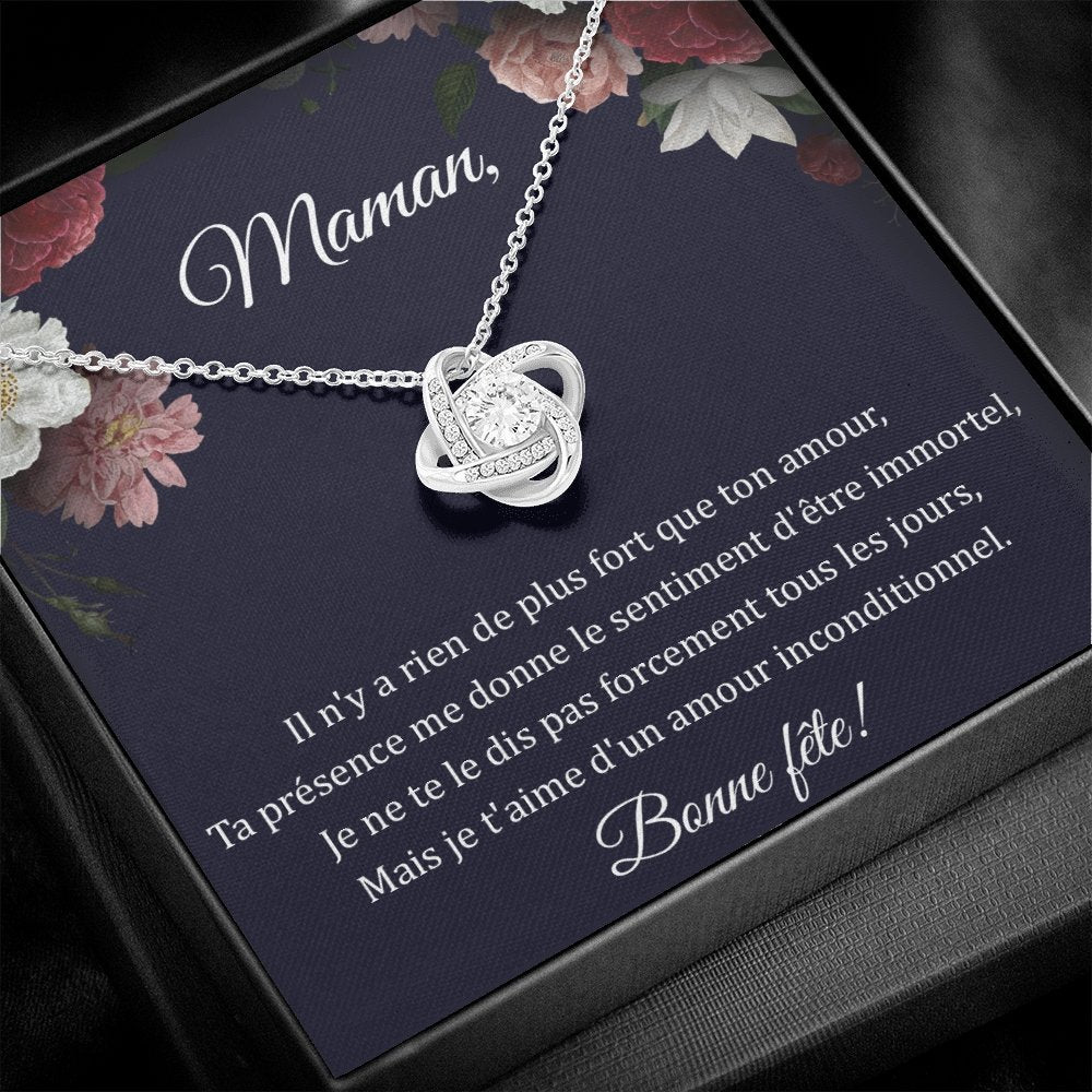 LOVYOUMOM • Collier de la fête des mères Noeud d'Amour - Lehnaa