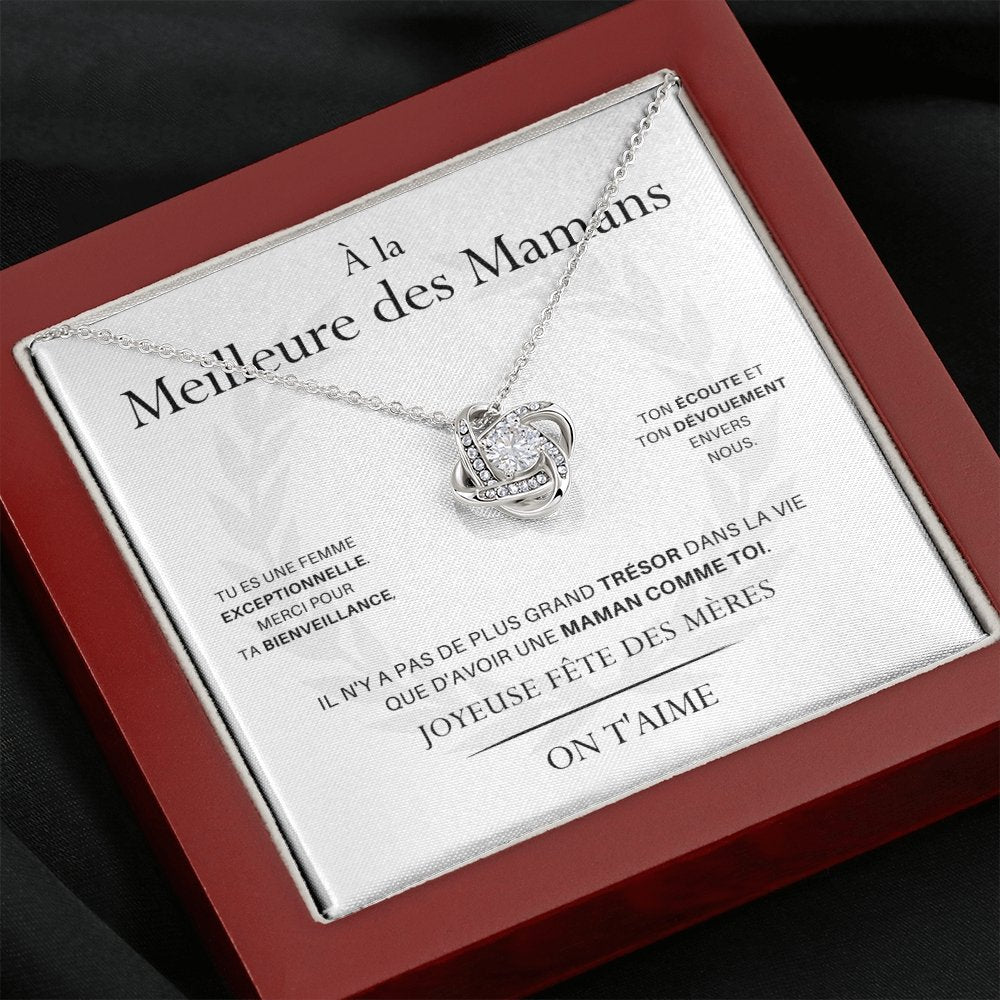 LOVYOUMOM • Collier de la fête des mères Noeud d'Amour - Lehnaa