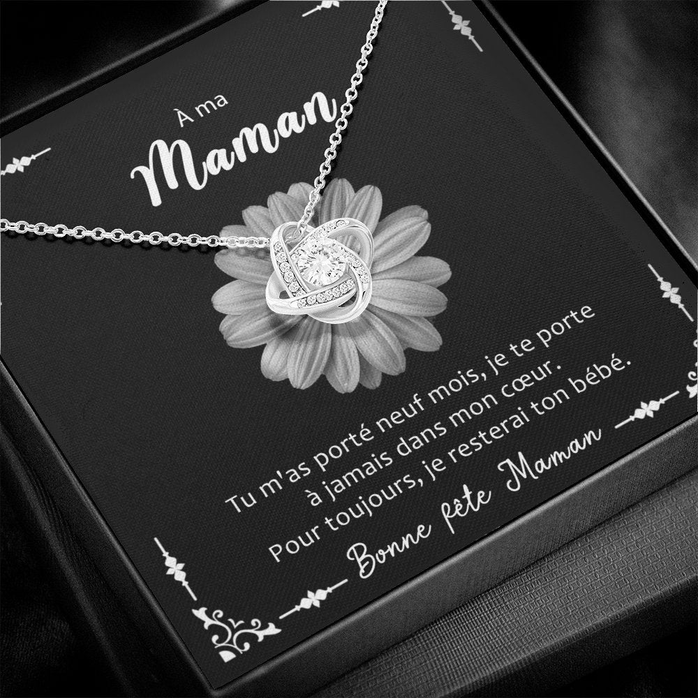 LOVYOUMOM • Collier de la fête des mères Noeud d'Amour - Lehnaa