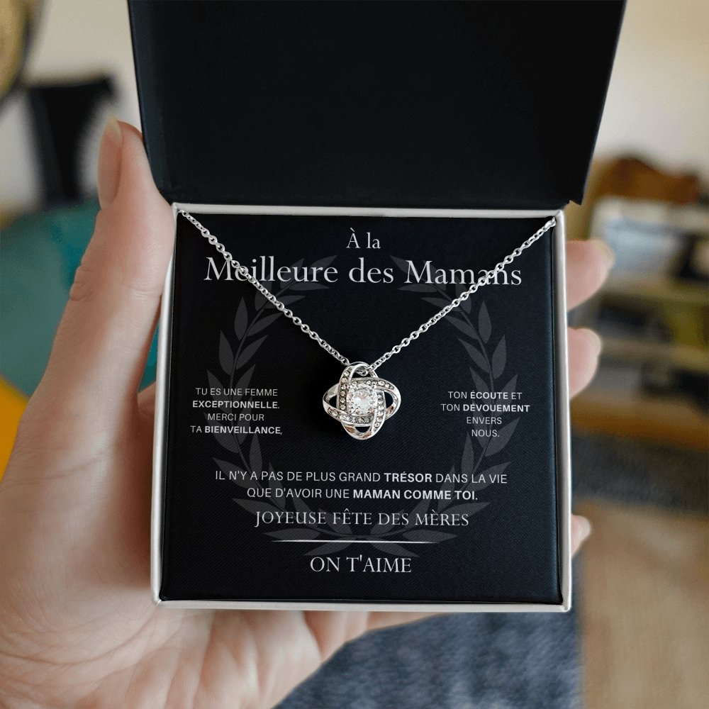 LOVYOUMOM • Collier de la fête des mères Noeud d'Amour - Lehnaa