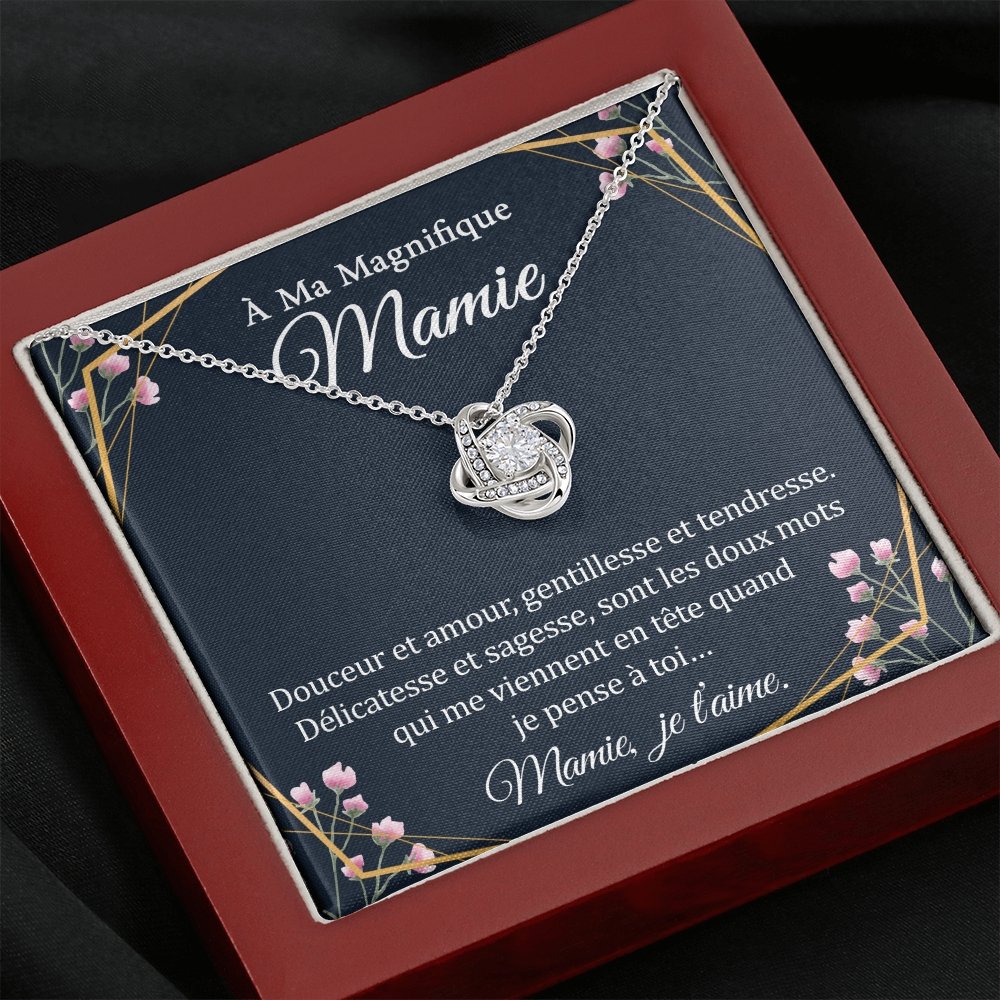 MAMIELOVA • Collier A Ma Mamie Noeud d'Amour - Lehnaa