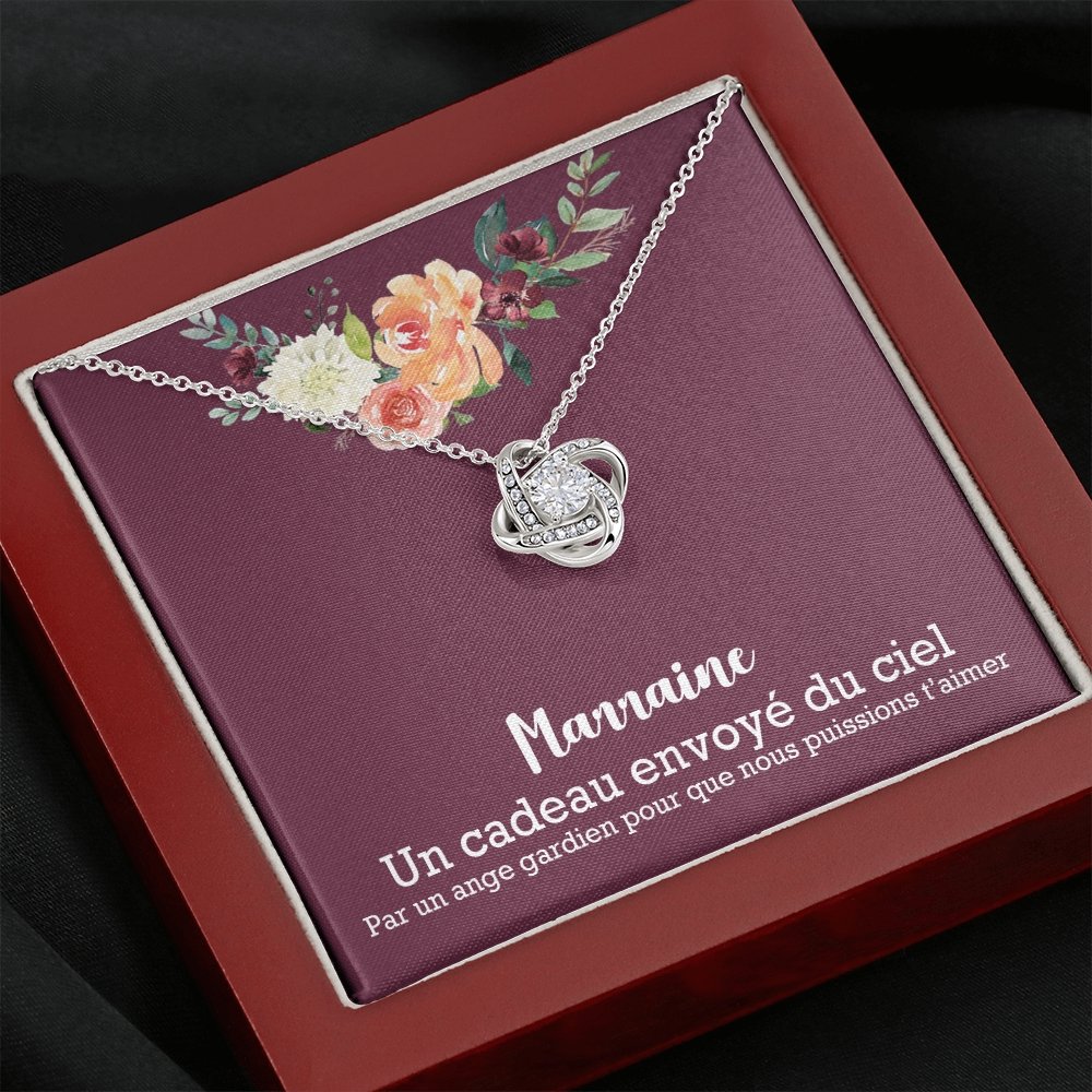 MARRAINE • Collier Marraine Noeud d'Amour - Lehnaa