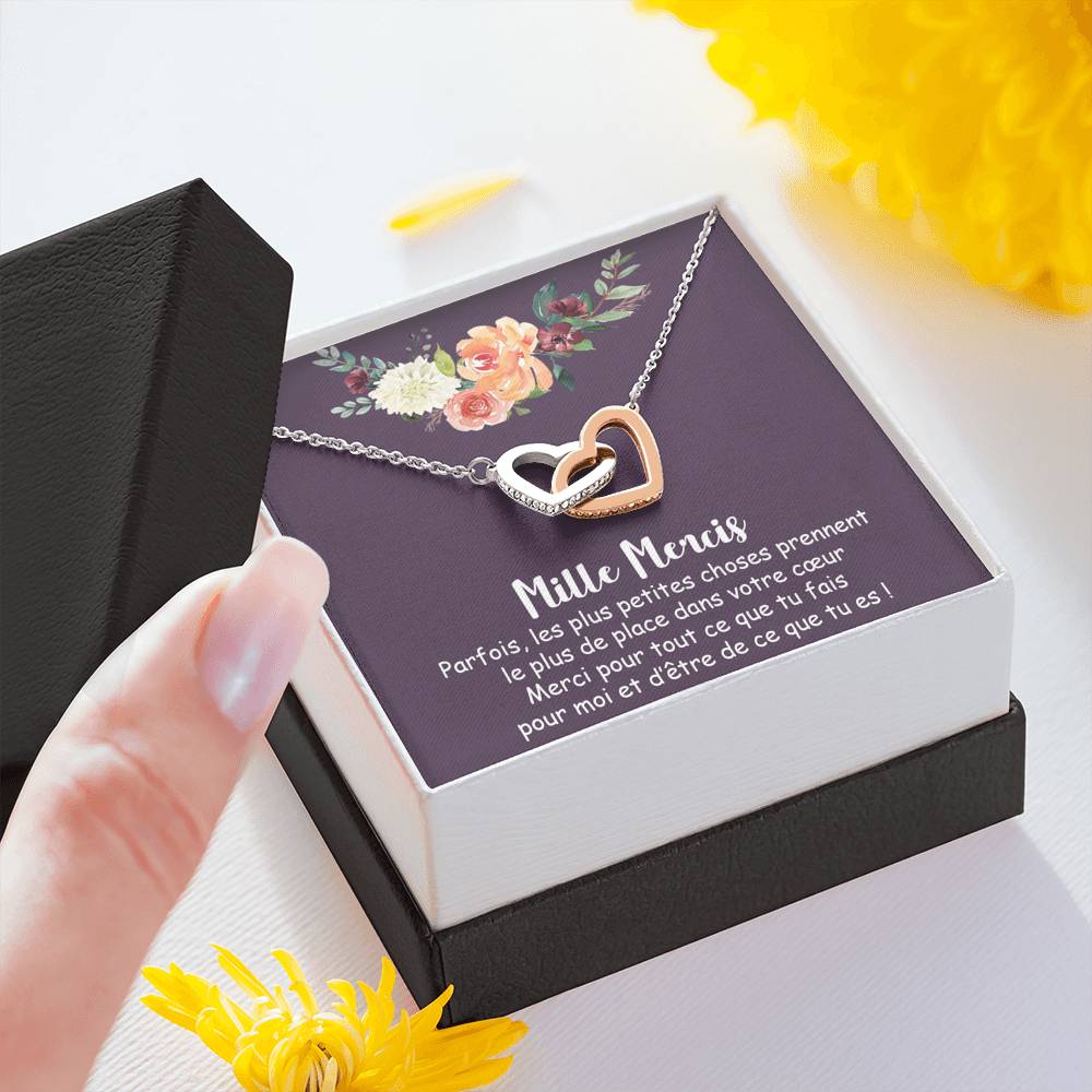 NEWMOM • Collier Future Maman Double Cœur - Lehnaa