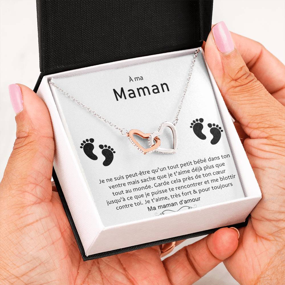 NEWMOM • Collier Future Maman Double Cœur - Lehnaa