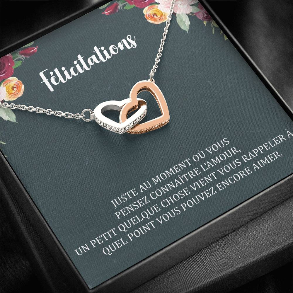 NEWMOM • Collier Future Maman Double Cœur - Lehnaa