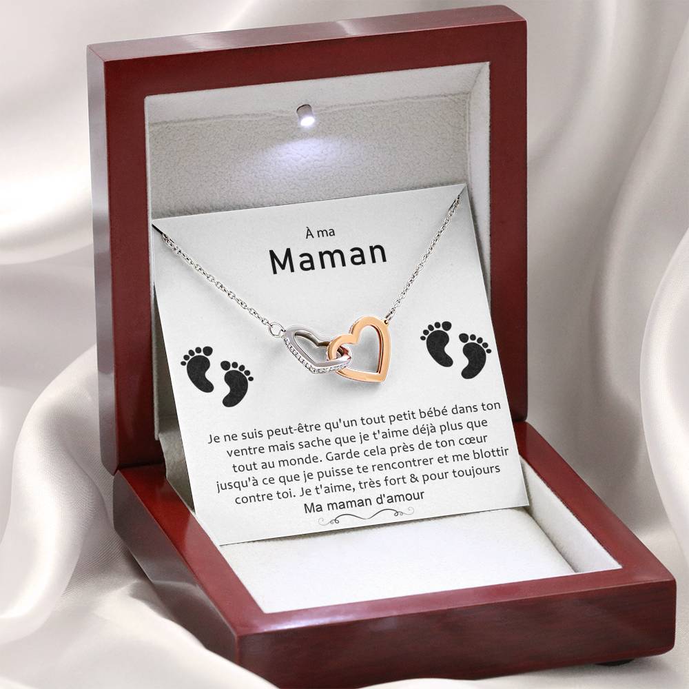 NEWMOM • Collier Future Maman Double Cœur - Lehnaa