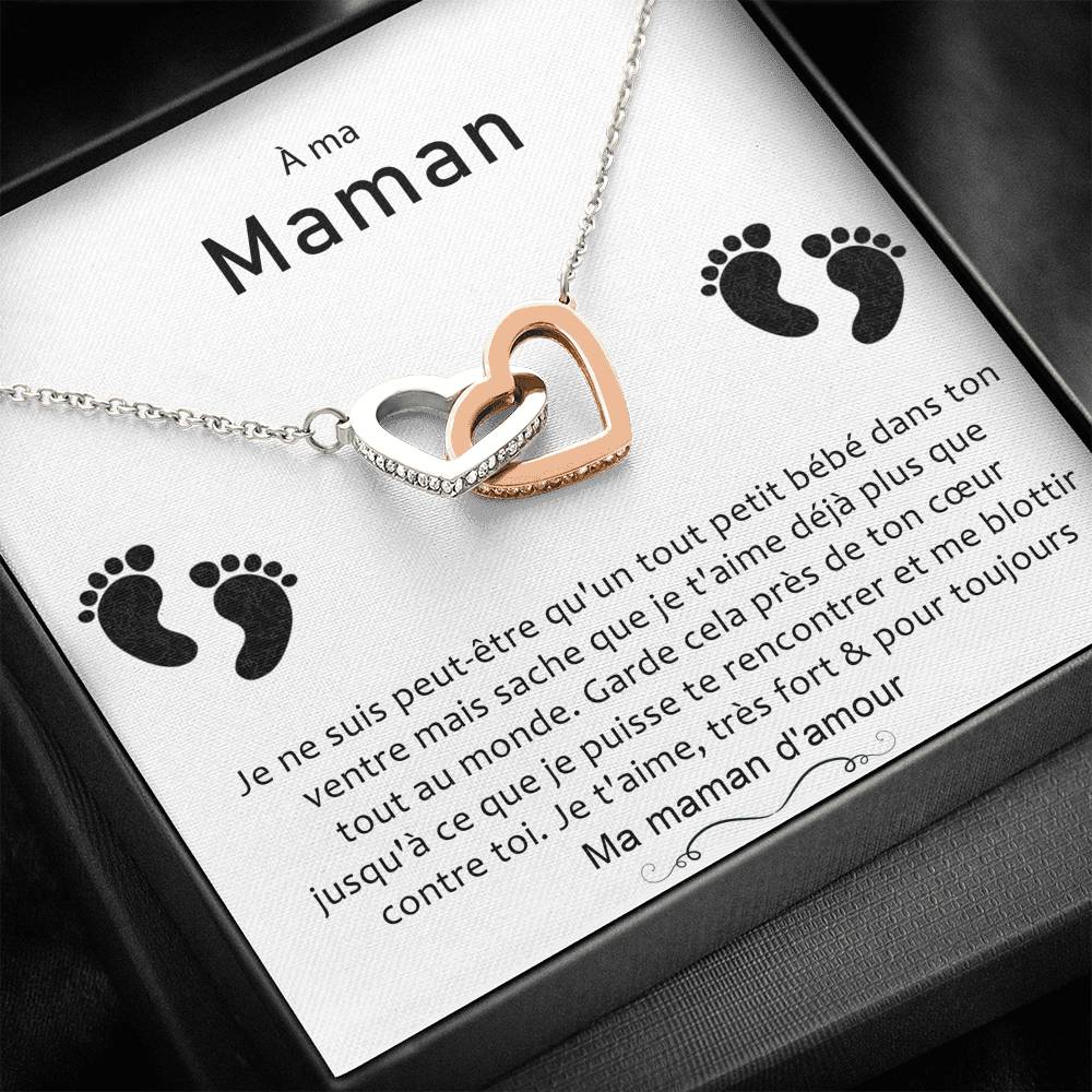 NEWMOM • Collier Future Maman Double Cœur - Lehnaa