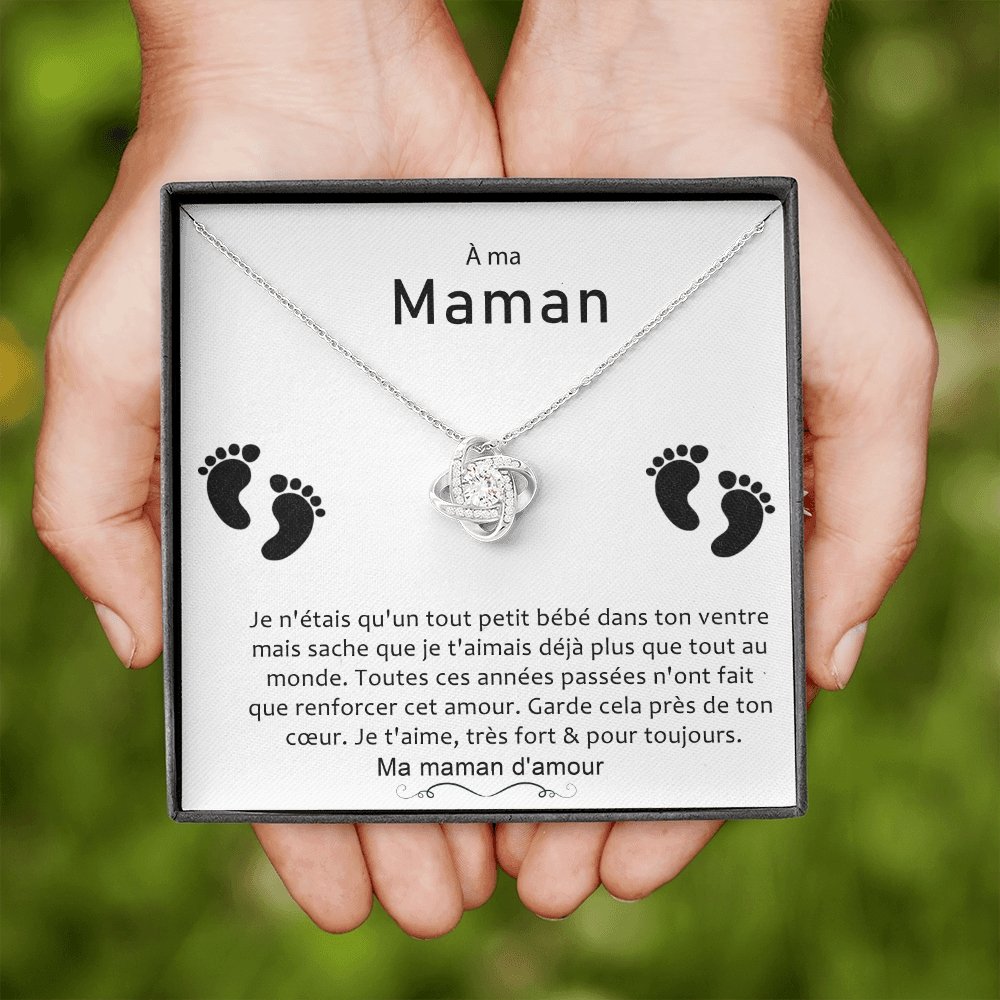 NEWMOM • Collier Future Maman Noeud d'Amour - Lehnaa