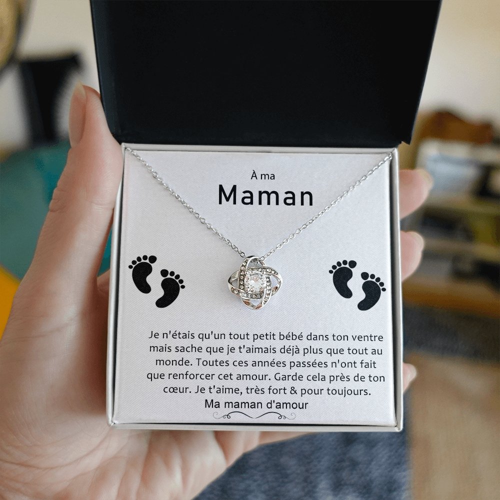 NEWMOM • Collier Future Maman Noeud d'Amour - Lehnaa