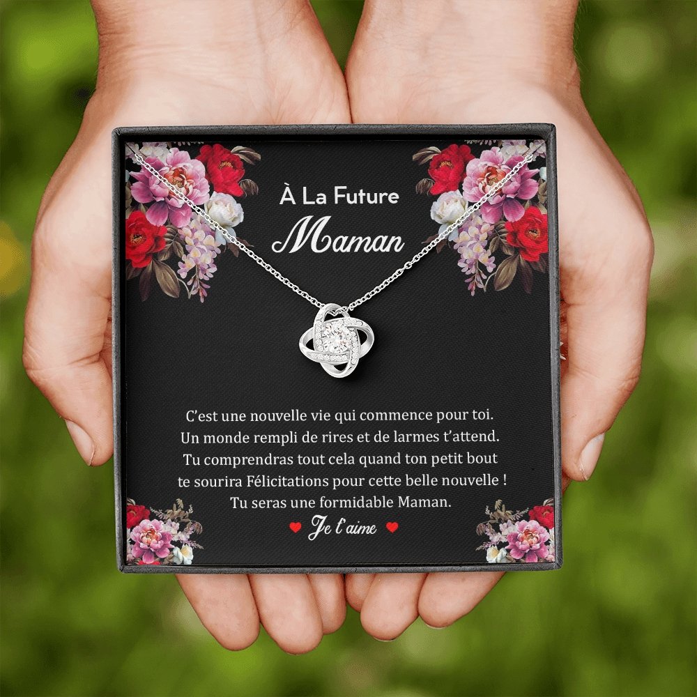 NEWMOM • Collier Future Maman Noeud d'Amour - Lehnaa