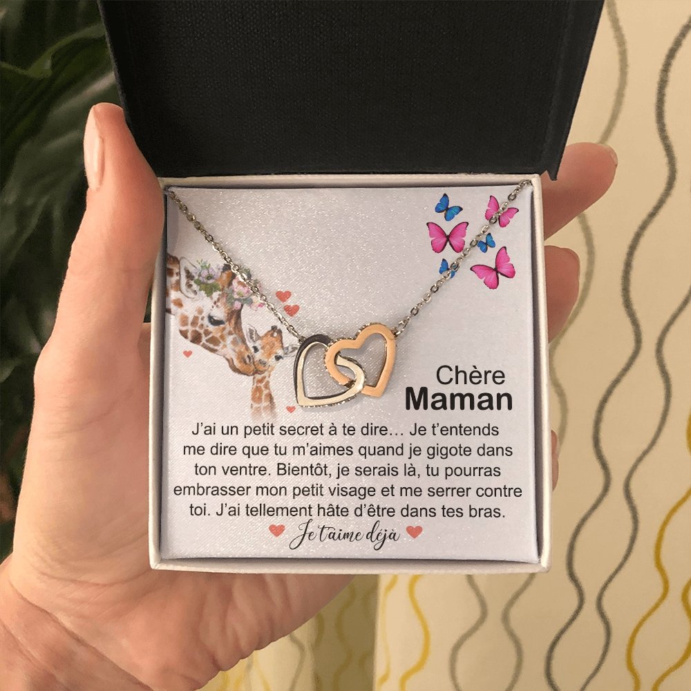 NEWMOM • Collier Grossesse Double Cœur - Lehnaa