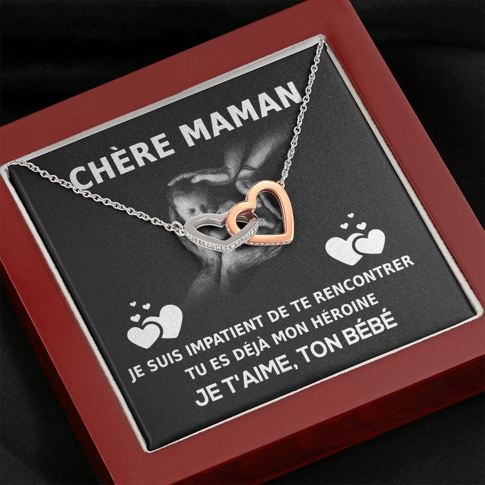 NEWMOM • Collier Grossesse Double Cœur - Lehnaa