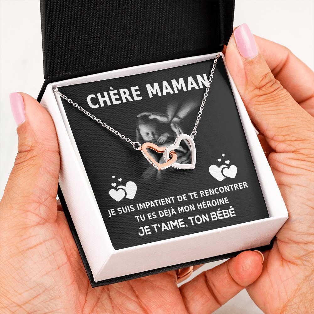 NEWMOM • Collier Grossesse Double Cœur - Lehnaa