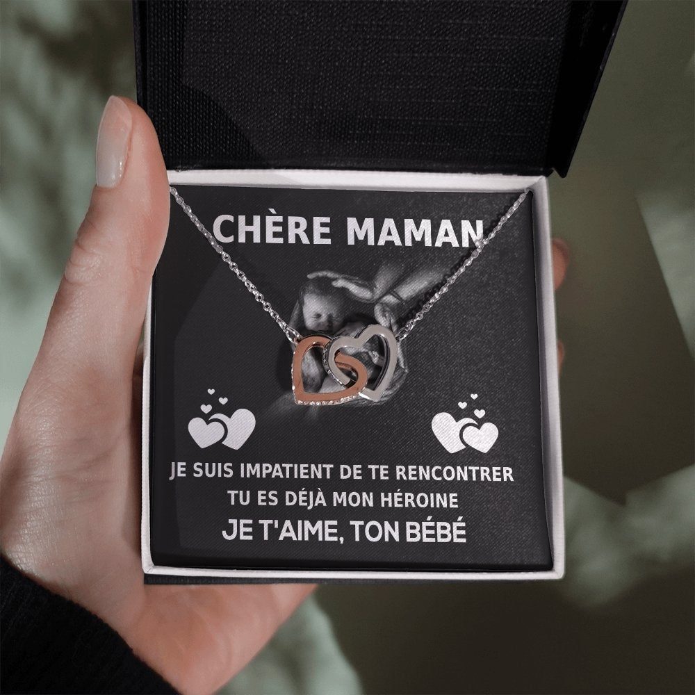 NEWMOM • Collier Grossesse Double Cœur - Lehnaa