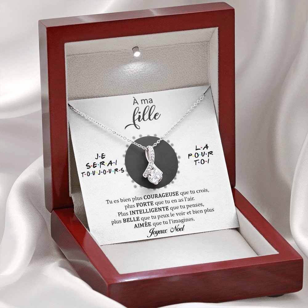 NOELENCHANTÉ • COLLIER JOYEUX NOËL MA FILLE Elixir - Lehnaa