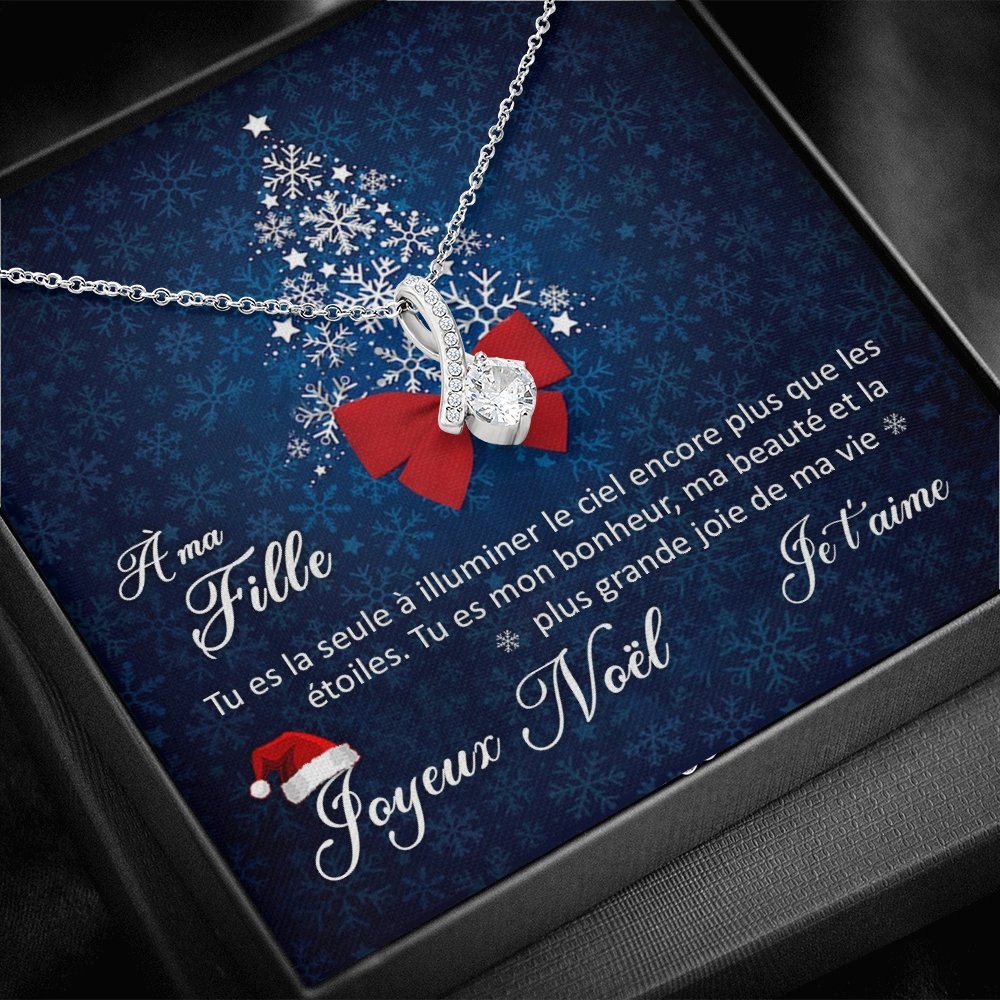 NOELENCHANTÉ • COLLIER JOYEUX NOËL MA FILLE Elixir - Lehnaa