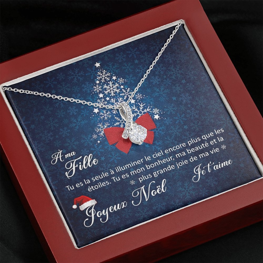 NOELENCHANTÉ • COLLIER JOYEUX NOËL MA FILLE Elixir - Lehnaa