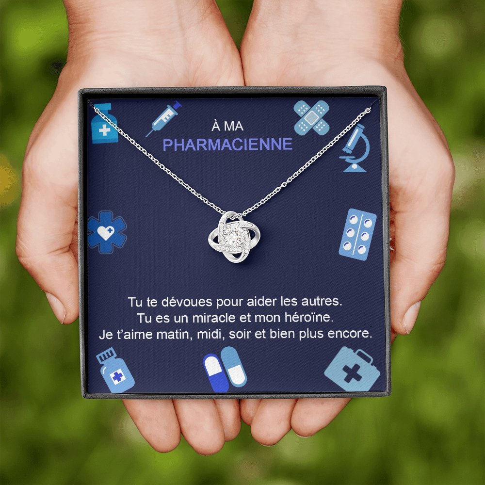 NURSE • Collier Pharmacienne Noeud d'Amour - Lehnaa