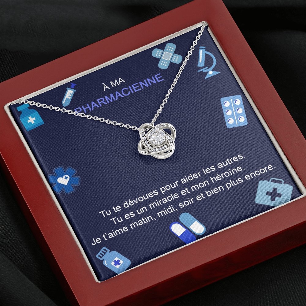 NURSE • Collier Pharmacienne Noeud d'Amour - Lehnaa