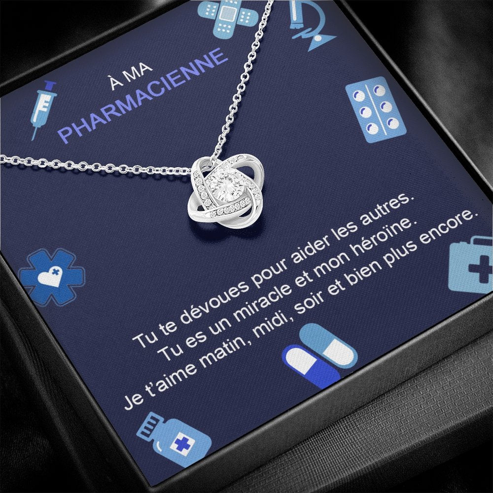 NURSE • Collier Pharmacienne Noeud d'Amour - Lehnaa