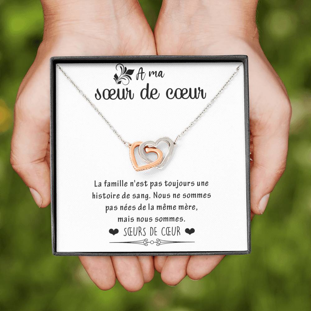 ONELOVE • Collier Meilleures Amies Double Cœur - Lehnaa