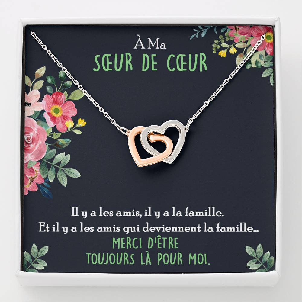 ONELOVE • Collier Meilleures Amies Double Cœur - Lehnaa