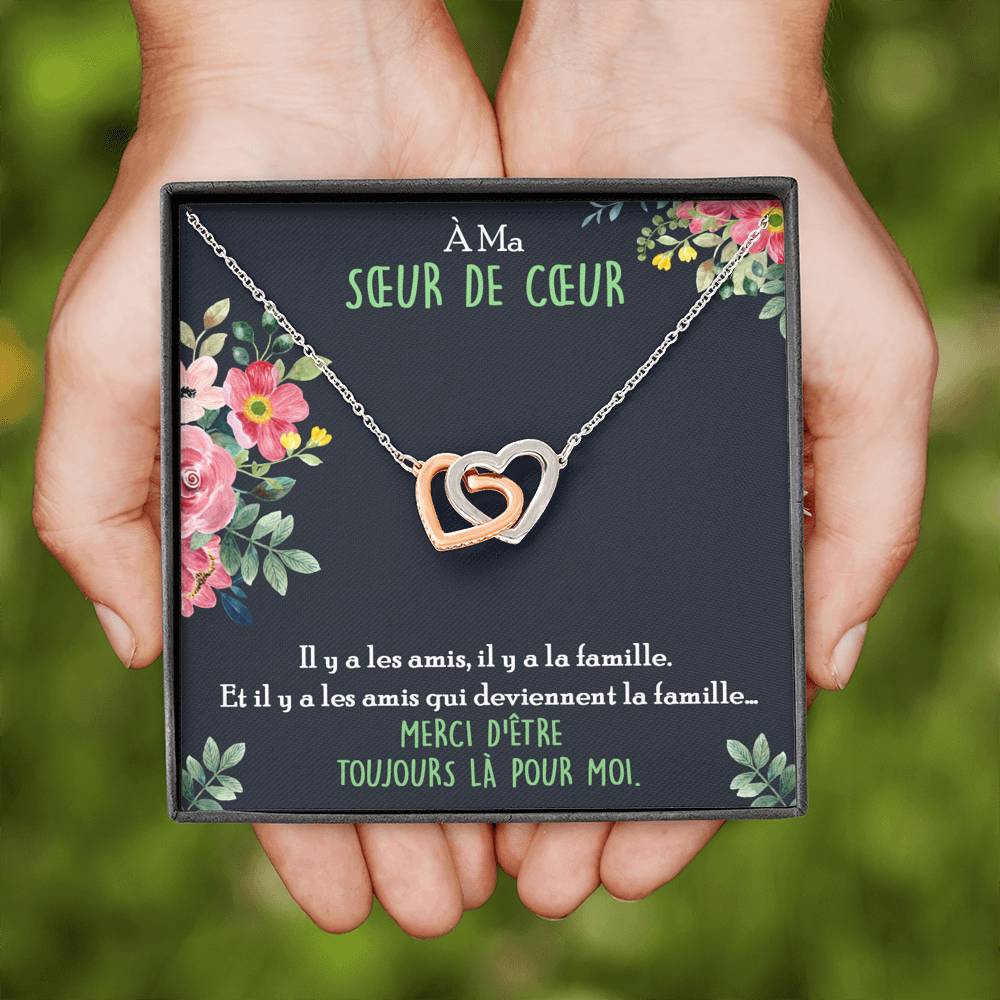 ONELOVE • Collier Meilleures Amies Double Cœur - Lehnaa