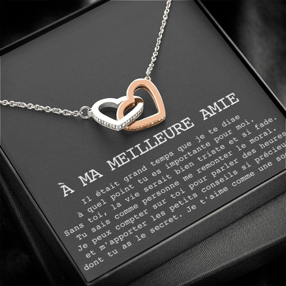 ONELOVE • Collier Meilleures Amies Double Cœur - Lehnaa