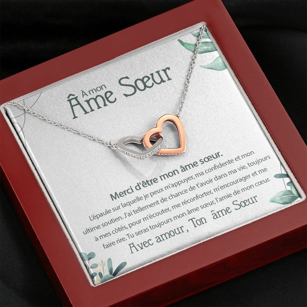 ONELOVE • Collier Meilleures Amies Double Cœur - Lehnaa