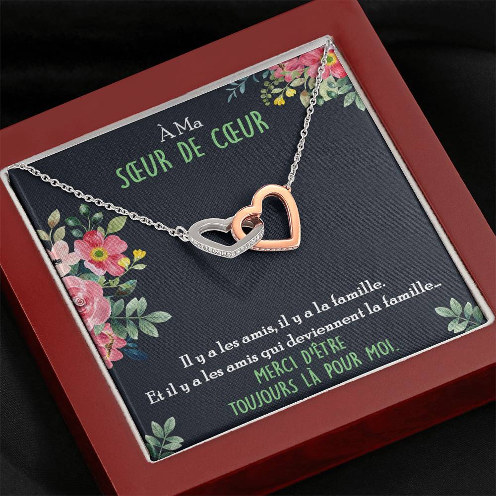 ONELOVE • Collier Meilleures Amies Double Cœur - Lehnaa