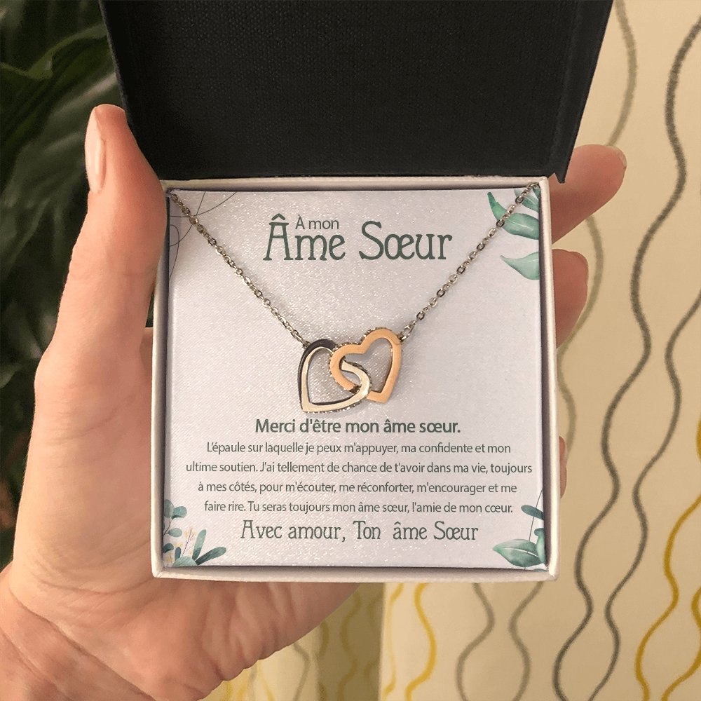 ONELOVE • Collier Meilleures Amies Double Cœur - Lehnaa