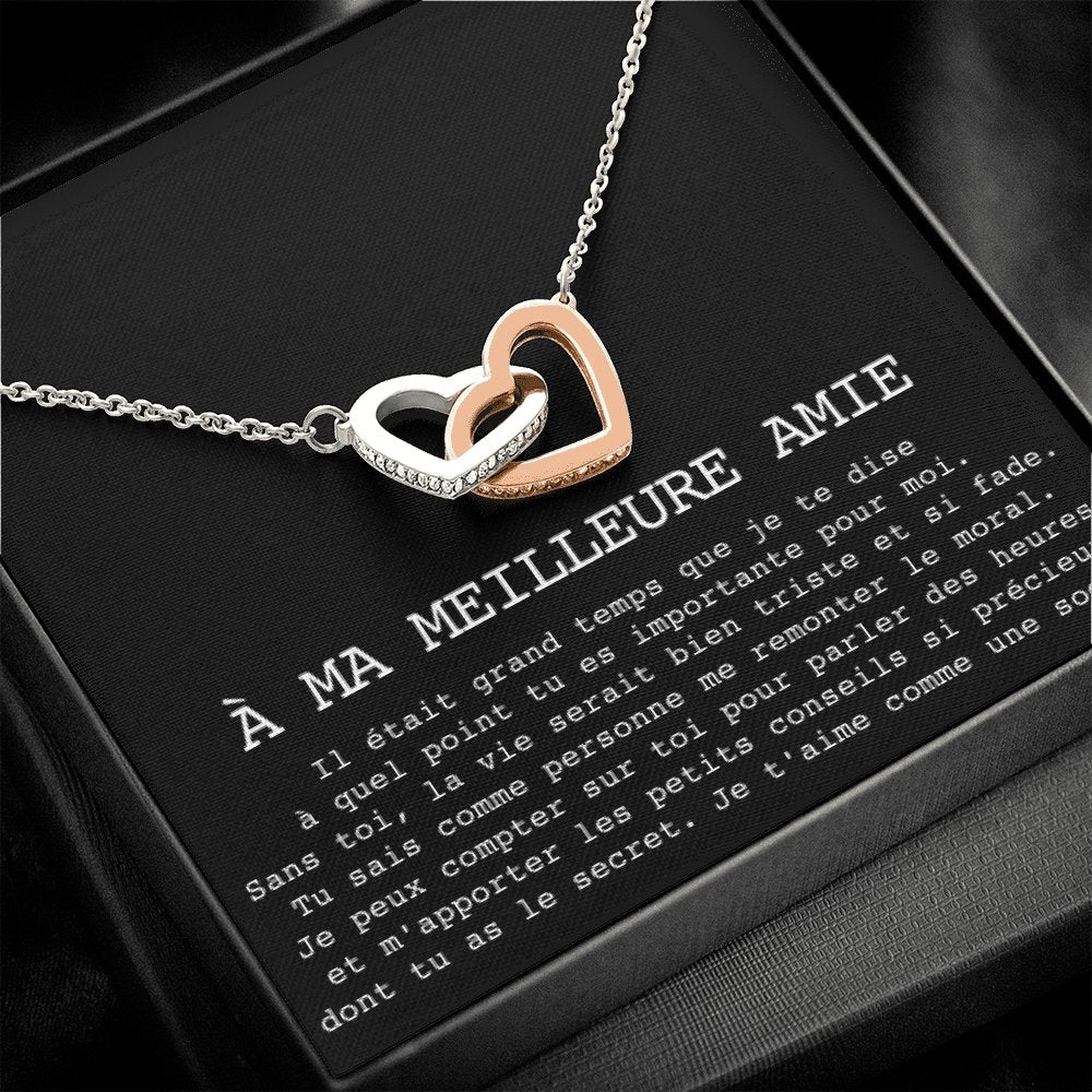 ONELOVE • Collier Meilleures Amies Double Cœur - Lehnaa