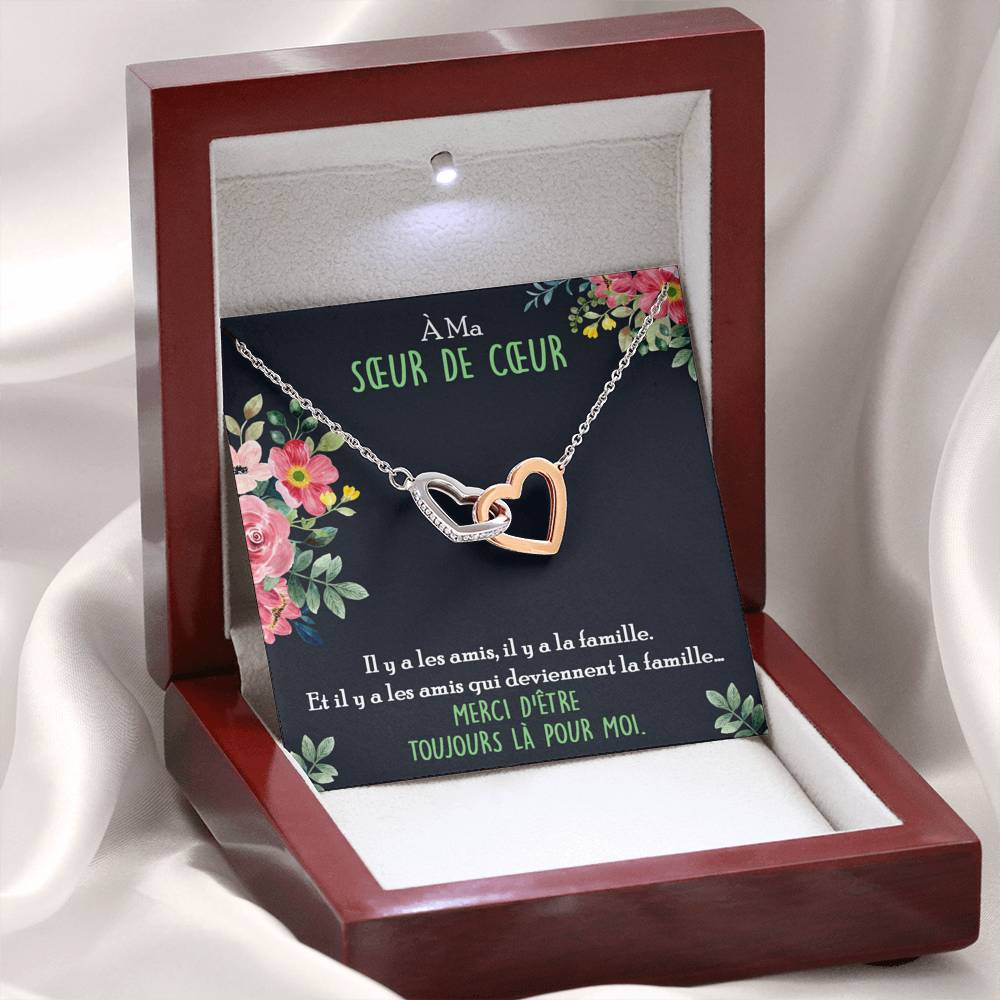 ONELOVE • Collier Meilleures Amies Double Cœur - Lehnaa