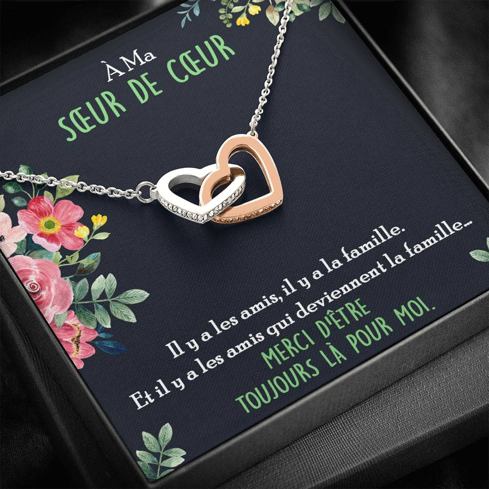 ONELOVE • Collier Meilleures Amies Double Cœur - Lehnaa