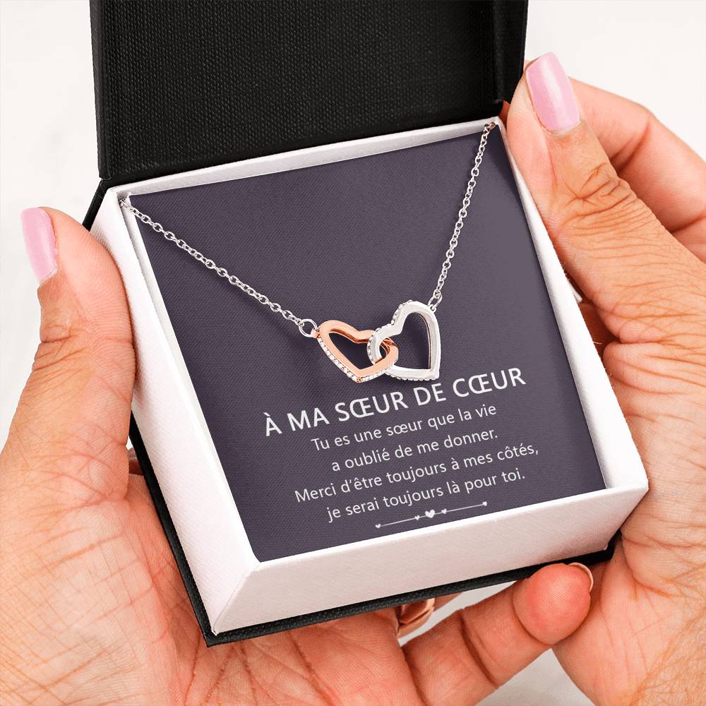 ONELOVE • Collier Meilleures Amies Double Cœur - Lehnaa