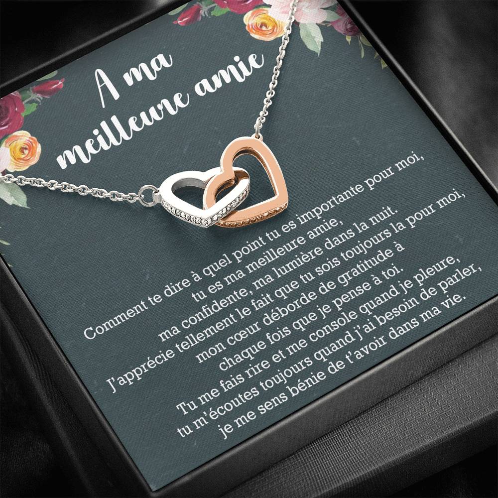 ONELOVE • Collier Meilleures Amies Double Cœur - Lehnaa