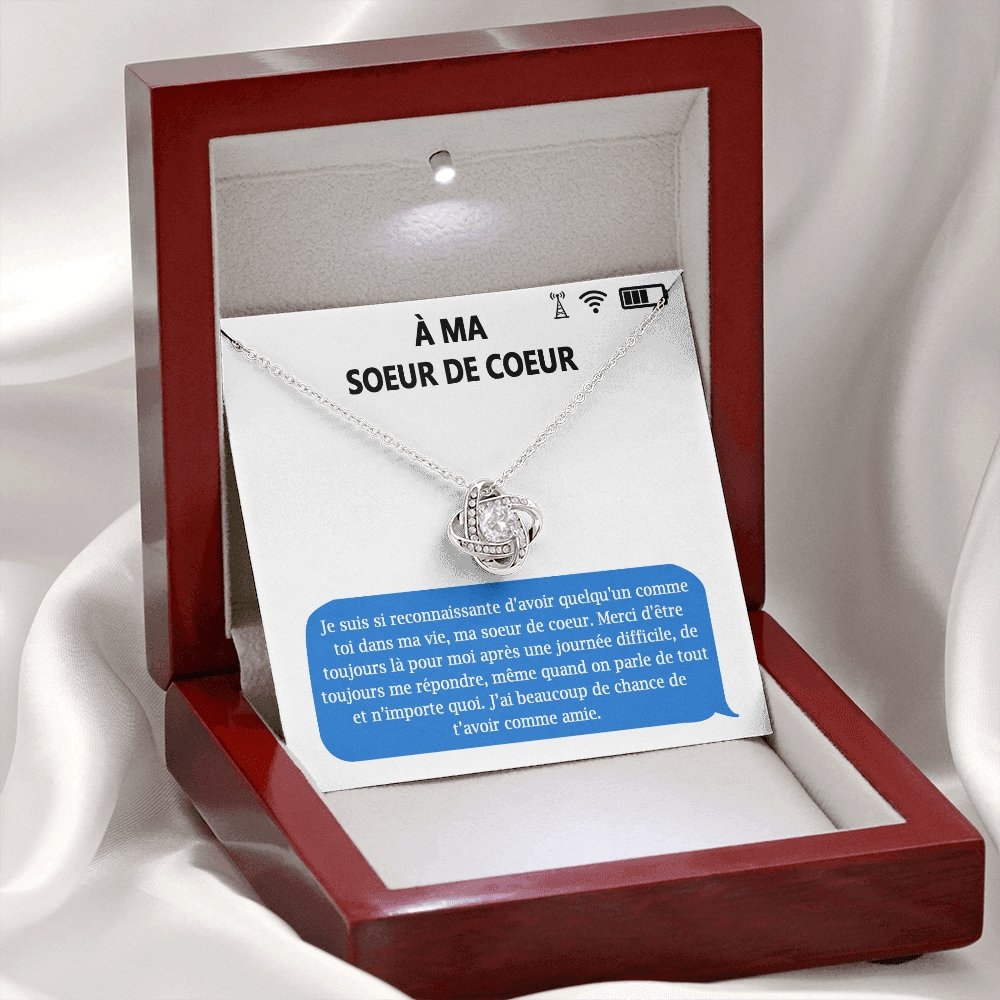 ONELOVE • Collier Meilleures Amies Noeud d'Amour - Lehnaa