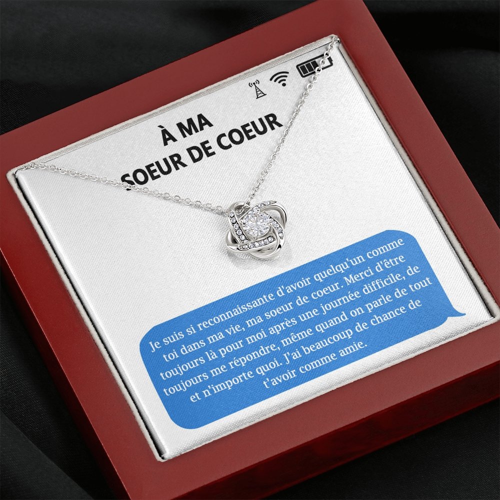 ONELOVE • Collier Meilleures Amies Noeud d'Amour - Lehnaa