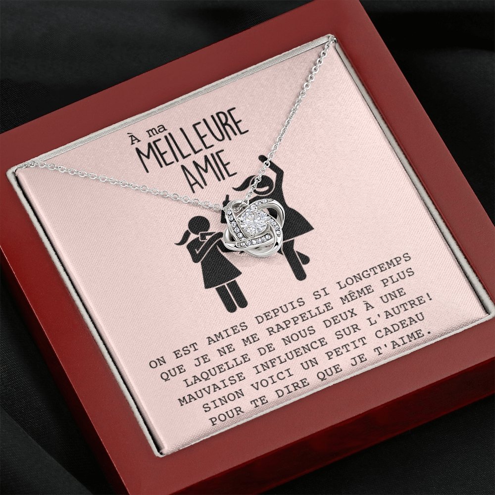 ONELOVE • Collier Meilleures Amies Noeud d'Amour - Lehnaa
